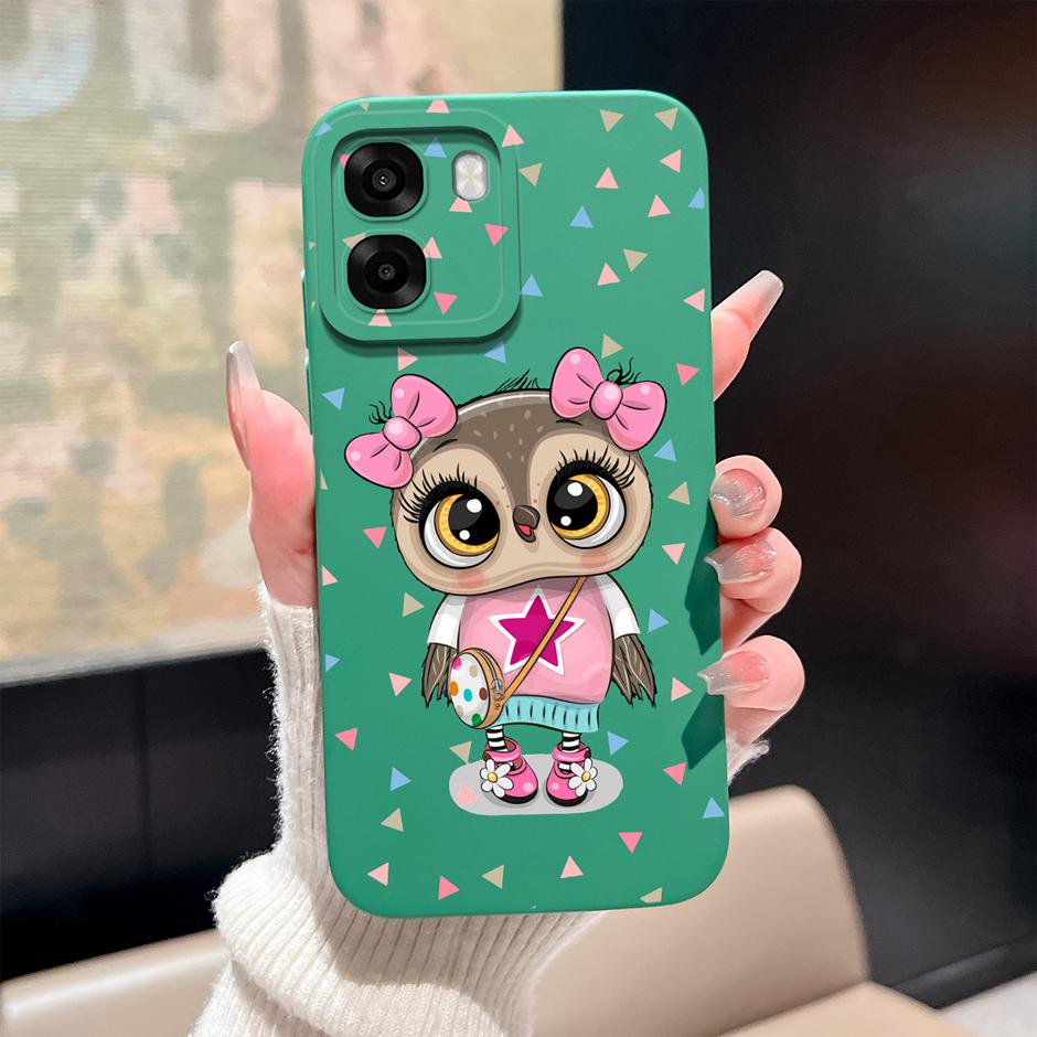 Case For Oppo A6 A6x A6s 4G 5G Cute Cartoon Cat Soft Silicone Protective Bumper Cover For OppoA6 OppoA6x A6s Anti Scratch Fundas