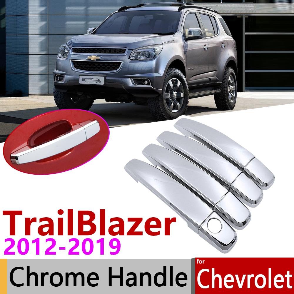 

для Chevrolet TrailBlazer MUX 2012 ~ Хромированная крышка дверной ручки Автомобильные аксессуары Наклейки Набор отделки 2013 2014 2015 2016 2017