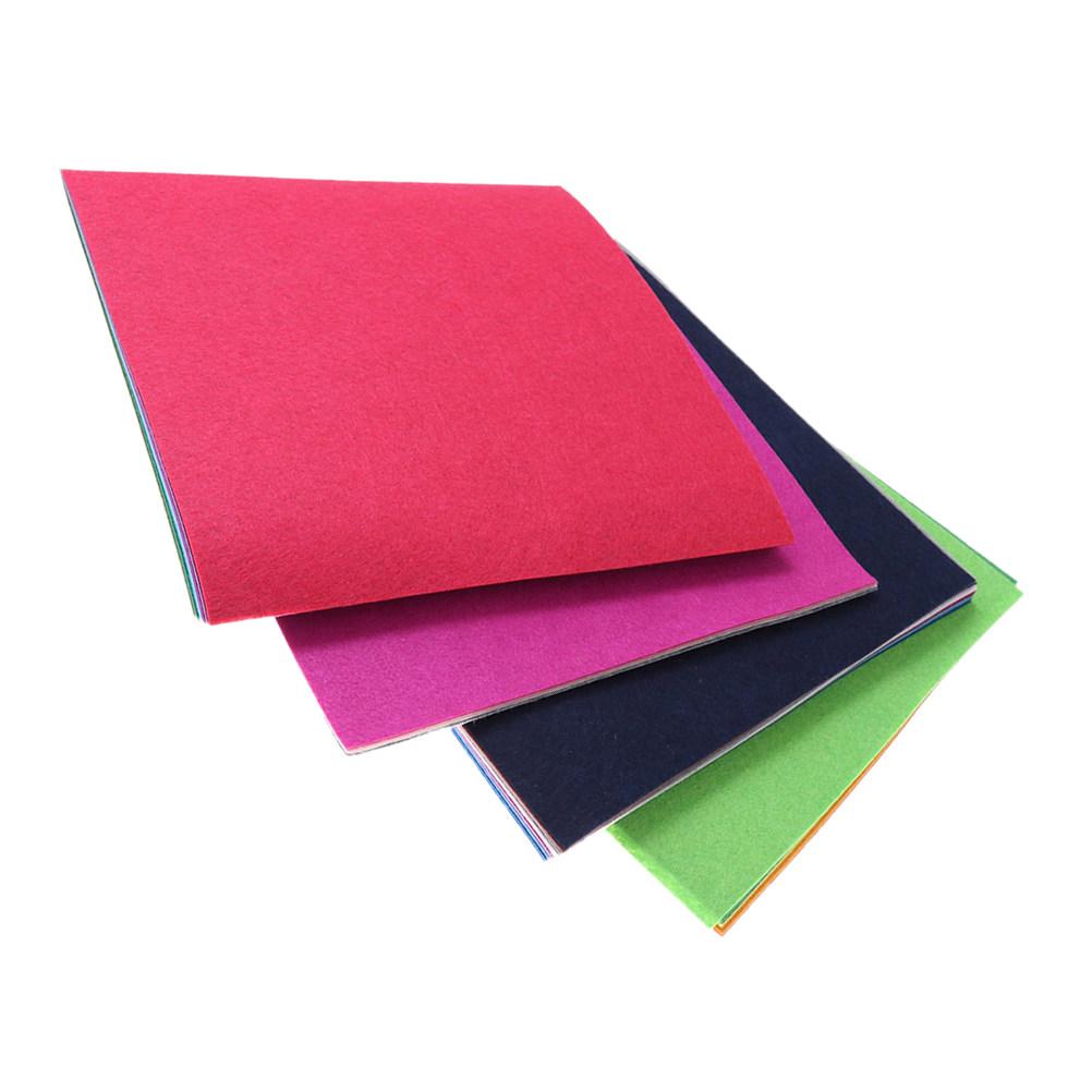 40Pcs 10x15cm Random Color Nonwoven Fabric Sheets Comfortable Texture Craft Felt Sheets Easy To Staple Paint for Kids