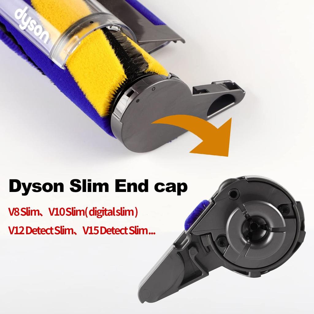 Capac lateral pentru peria cu role pentru aspiratorul Dyson V8 V10 Slim V12 V15 Detect Slim, piese de schimb laterale