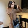 Stylish Slim-Fit Hooded Sun Protection Cardigan & Wide-Leg Pants Two-Piece Set