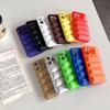Spray-painted Down Jacket for iPhone 13/14Pro, Apple 15Pro Case, Nordic Style, Full Coverage, Cross-Border.