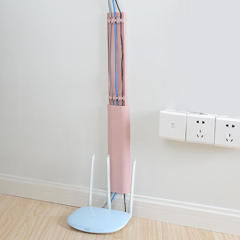Wall Wire Cover Self-adhesive Raceway Wall Cord Duct Cover Cable Wire Storage Organizer Holder Tv Cable Cover Storage Clip Fixer