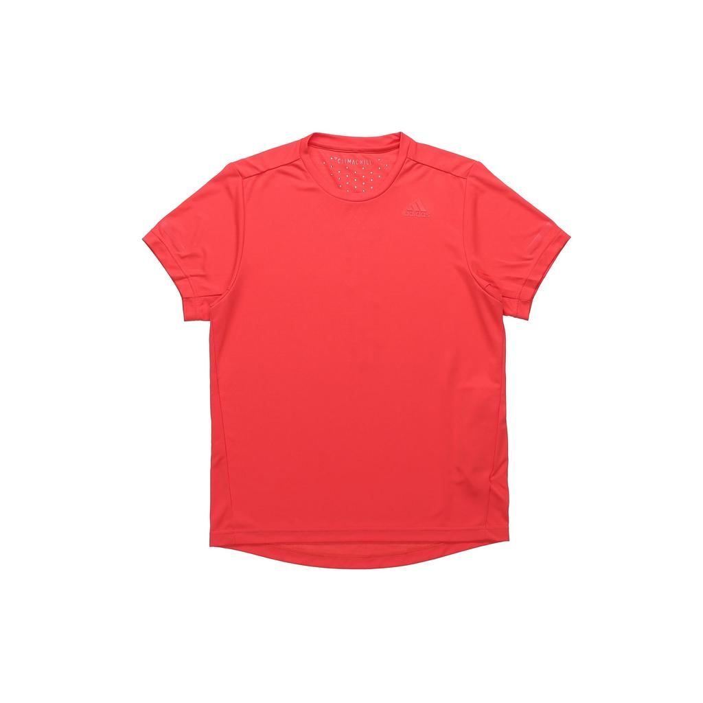 Adidas T Shirts Men's Red Crew Neck Moderate Straight Fit EI6397