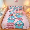 Ugly Fish Duvet Cover Pillowcase Bedding Set BoyGirl Bedroom Decoration Children-Gift Single Double Large SizeZip Duvet Cover