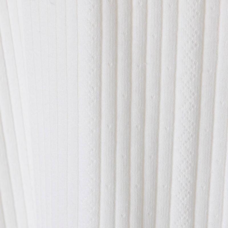 Budhi Mudra Pointelle Cardigan Star White  B61002aca40 V10 