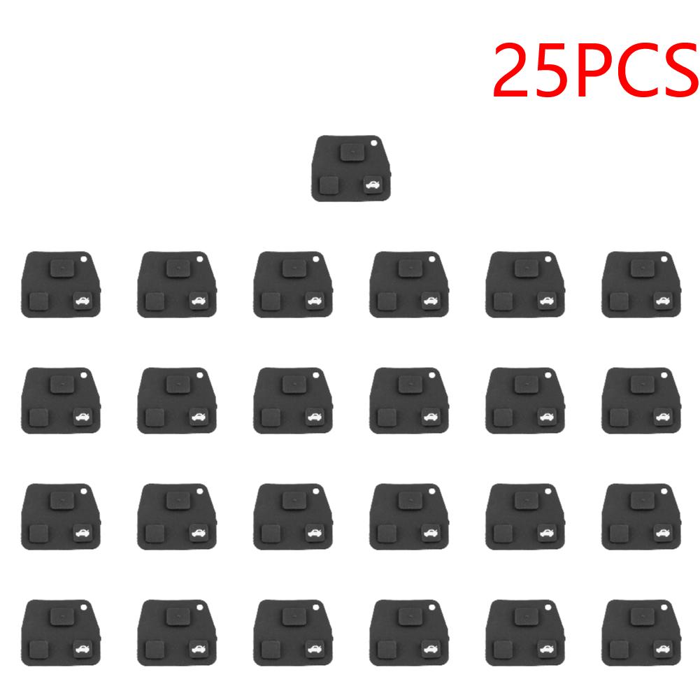 Rubber Button Pad for TOYOTA Corolla Avensis RAV4 Lexus Remote Car Key Shell Replacement Rubber Button Pad