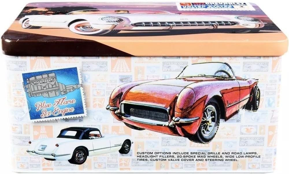 Platz AMT Scale 1953 Chevrolet Corvette USPS Stamp Series Plastic Model Kit AMT1244 1/25