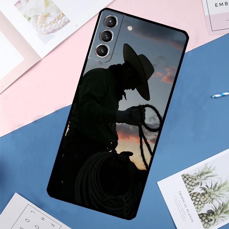 Cowboy Case For Samsung Galaxy S24 Ultra S20 S21 S22 S23 S25 Ultra S9 S10 Plus S25 FE Back Cover