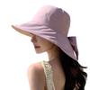 New upgraded summer extended brim outdoor sun hat women's face covering bucket hat sun hat
