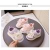 Girls Princess Bowknot Versatile Non Slip Soft Sole Lightweight Kids Sport Sneakers