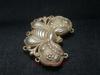 Chinese Tibet Silver Carving Butterfly Necklace Pendant Old Collection Gift