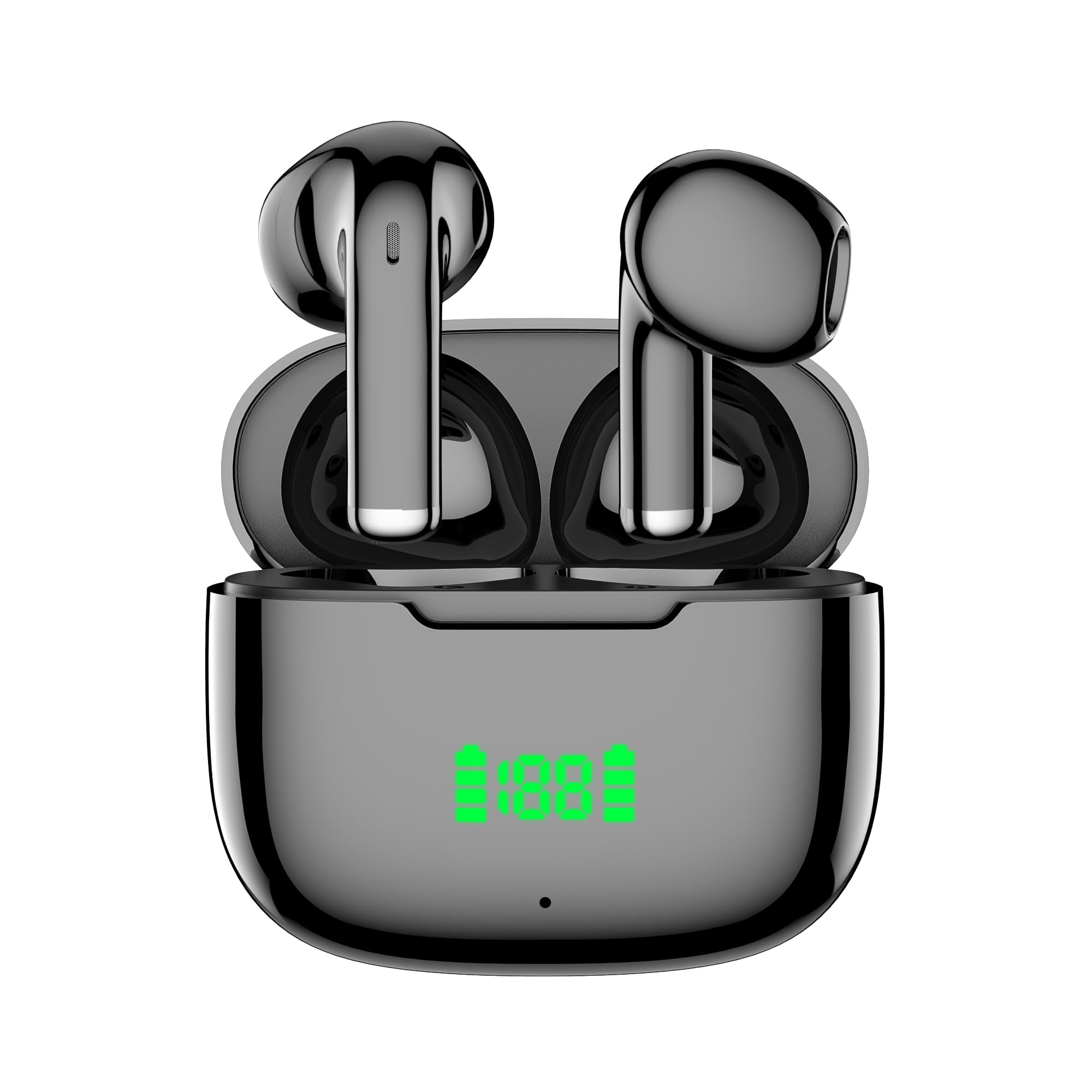 

Беспроводные Bluetooth-наушники с двумя силиконовыми микрофонами с искусственным интеллектом, интеллектуальным шумоподавлением (ENC) и степенью защиты IPX7. До 70 часов работы. Новейшие Bluetooth-наушники 2025 года со звуком Karuna HIFI. Низкая задержка д