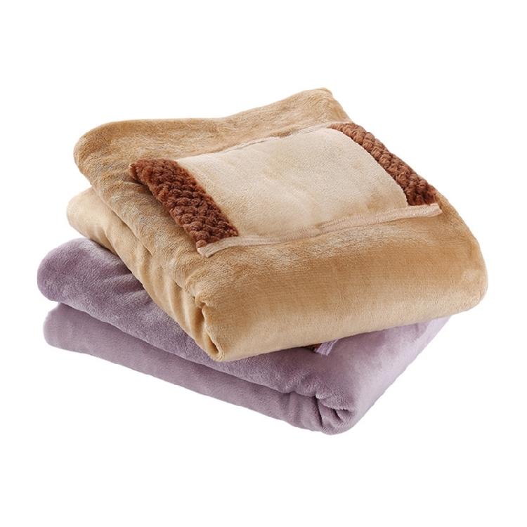 Fast Heating Polyester Mat Muilt Color Flannel Pad Thermostat USB Blanket