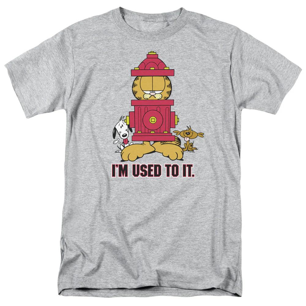 

Garfield Im Used To It Mens T Shirt Athletic Heather S