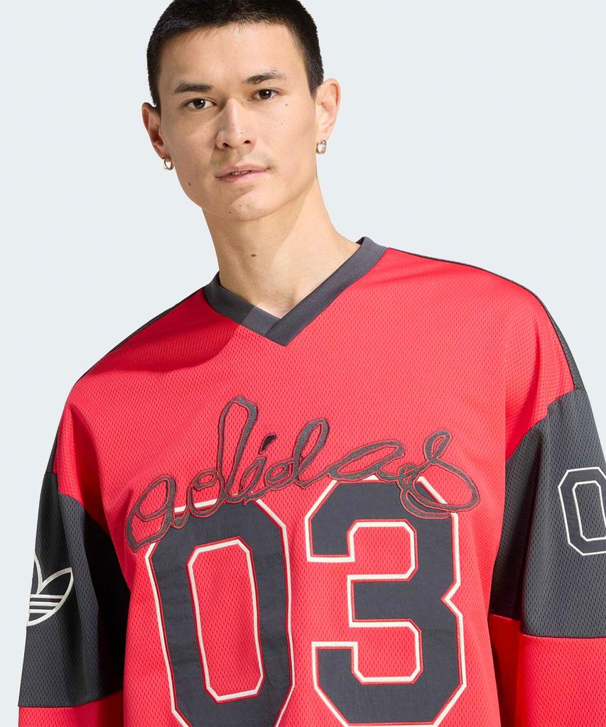 adidas Maillot de Hockey à Manches Longues - Rubis / Ku9187