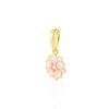 Ensemble de Pendentifs Charms Perles DIY pour Bracelet Argenté Série Fleur Cœur Caméléon Cube Cadeau Bijoux