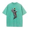 Japan Anime Berserk Guts Graphic Printed T Shirt Men Washed Cotton Tshirts Vintage Manga Tshirt Harajuku Male High Quality Tops