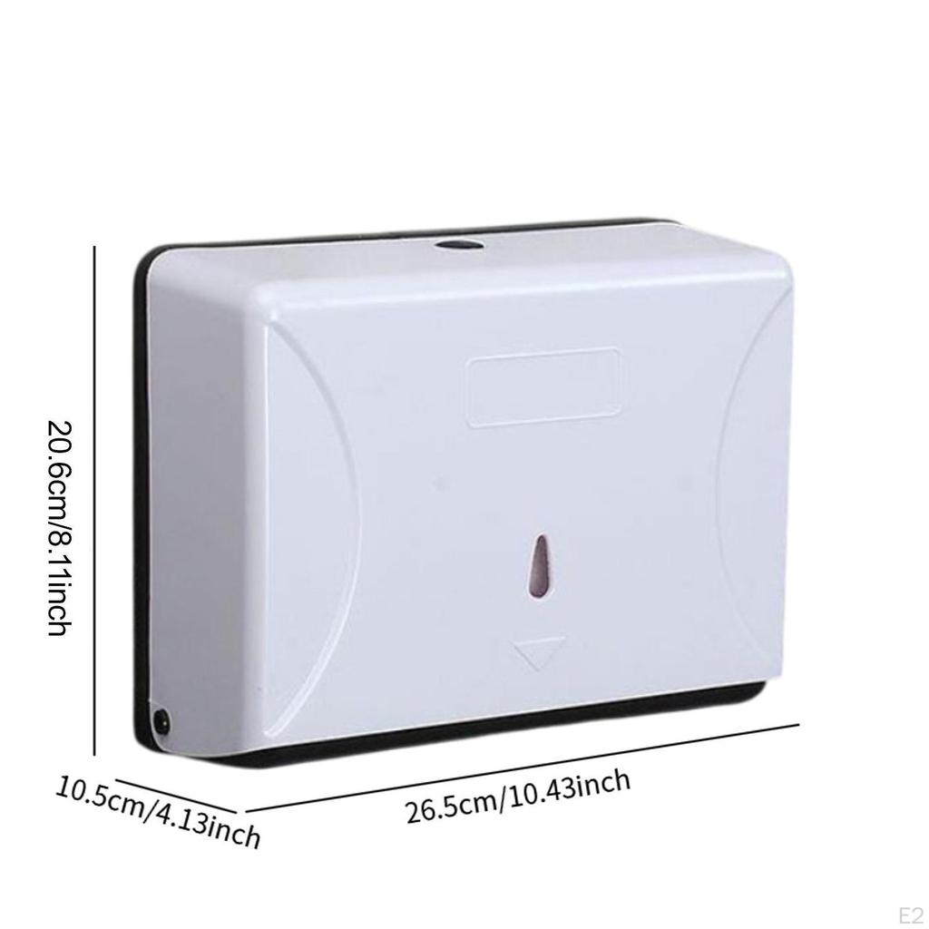 Paper Towel Dispenser Hand Wall Mounted Decor Bathroom Tissue Box Cover for Public