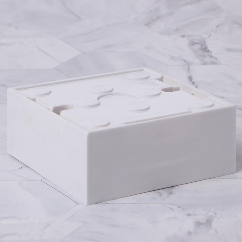 Kunststoff Anschlussdose Wandplatte Halterungen Kunststoff Einfach zu montieren Rückwanddose Anschlussdose Rückwanddose
