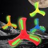 360 Degrees Returning Spinner Children Boomerang Three-leaf Cross Flying Disc  Outdoor Sports Toys