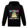 Wiosna Chłopcy Autyzm To Moja Supermoc Nadruk Bluzy z Kapturem dla Dzieci Modne Streetwear Bluzy z Kapturem Harajuku Topy Ubrania