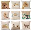 Cute Cartoon-Style Comfort Pillows, Decorative Sofa Pillows, Car Lumbar Support Pillows, Nap Pillows