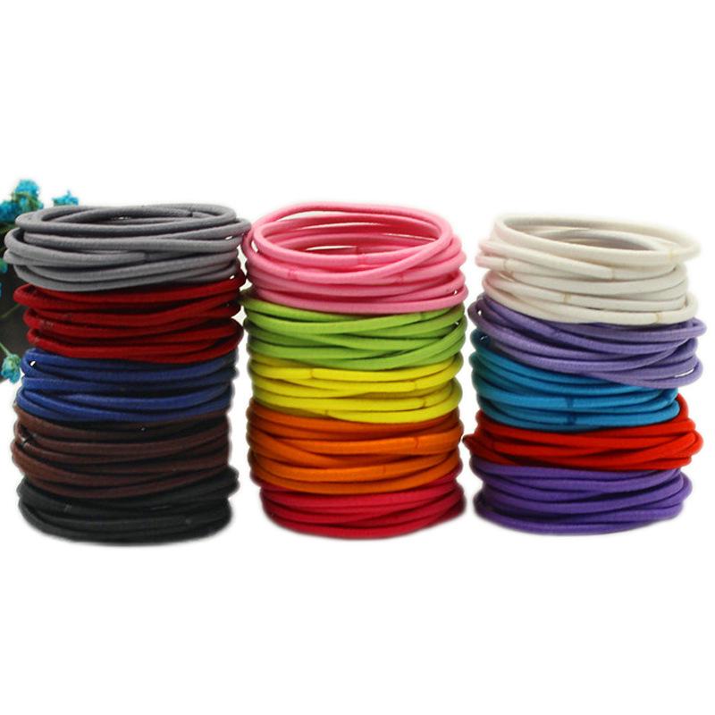 Korean Double-Strand Thin Rubber Band Hair Ties - Small Accessories