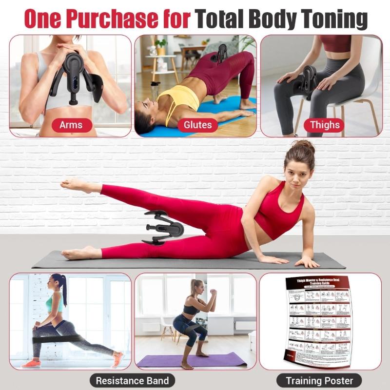 Home Use Pelvic Floor Muscle Trainer for Postpartum Women Thigh and Buttock Exercise Silents Design