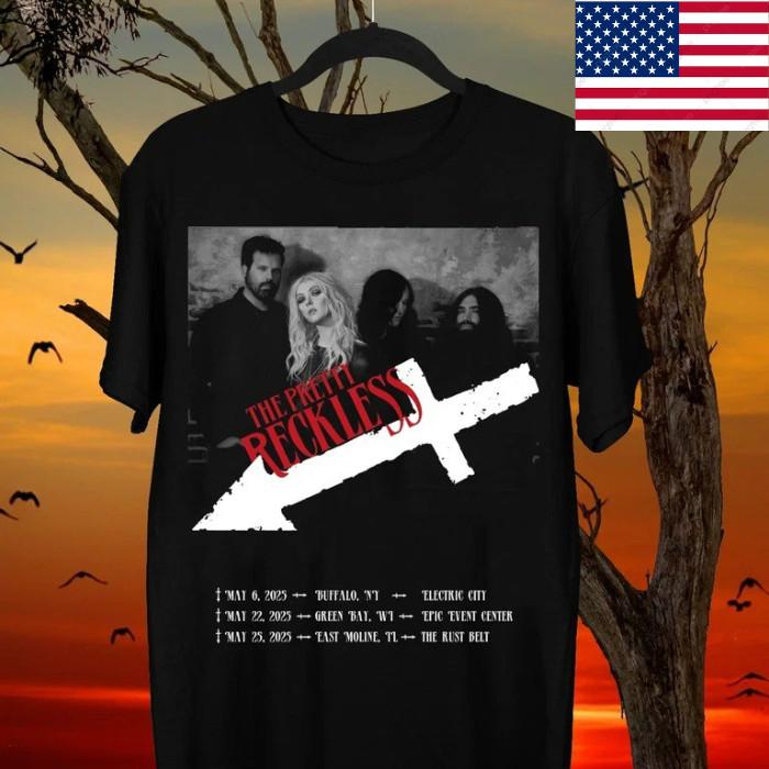 NEW The Pretty Reckless Tour 2025  Full Size S-5XL Unisex T-Shirt M