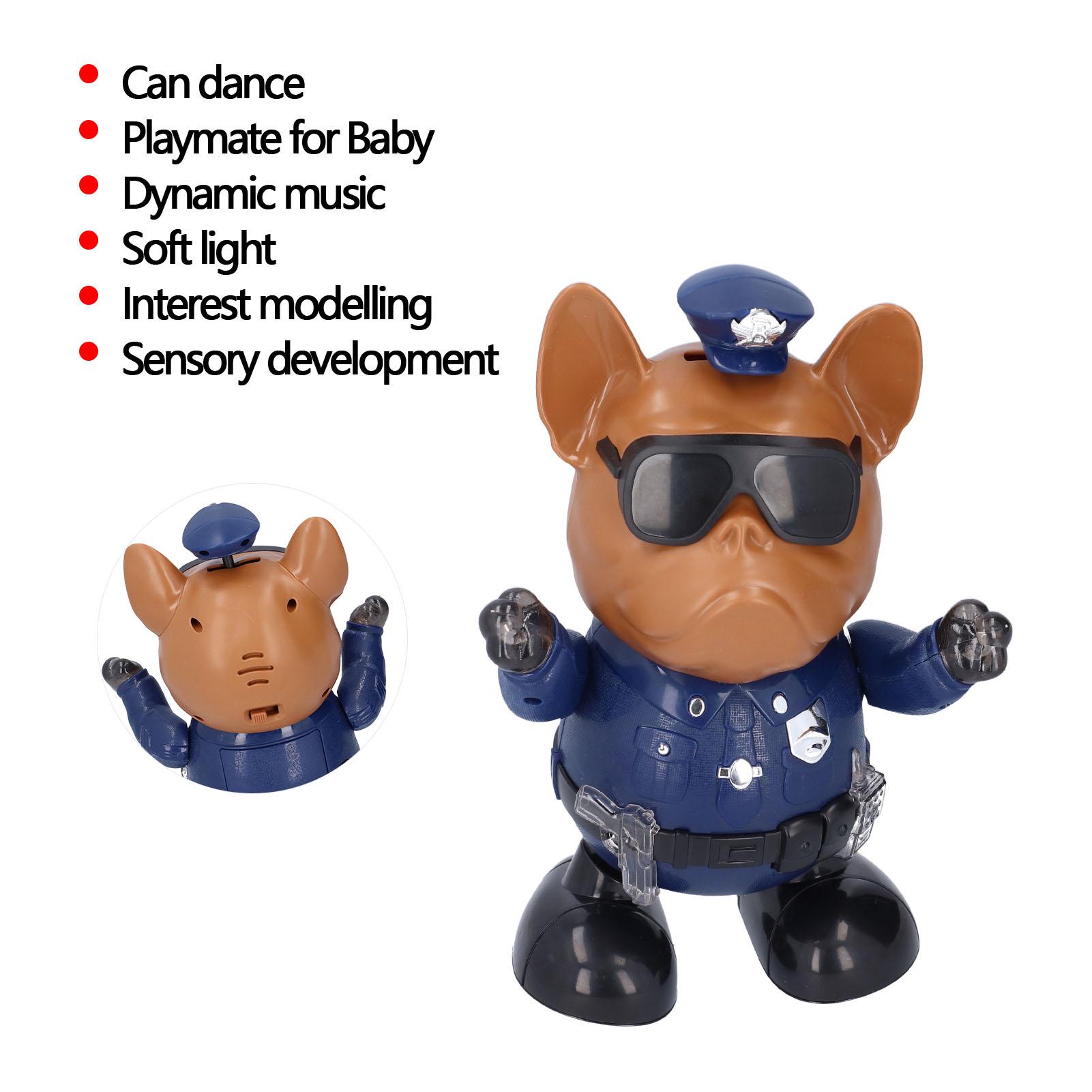 Robot Dog Toy Electronic Dancing Dog Toy with Light Music Effect Children Kids Gift