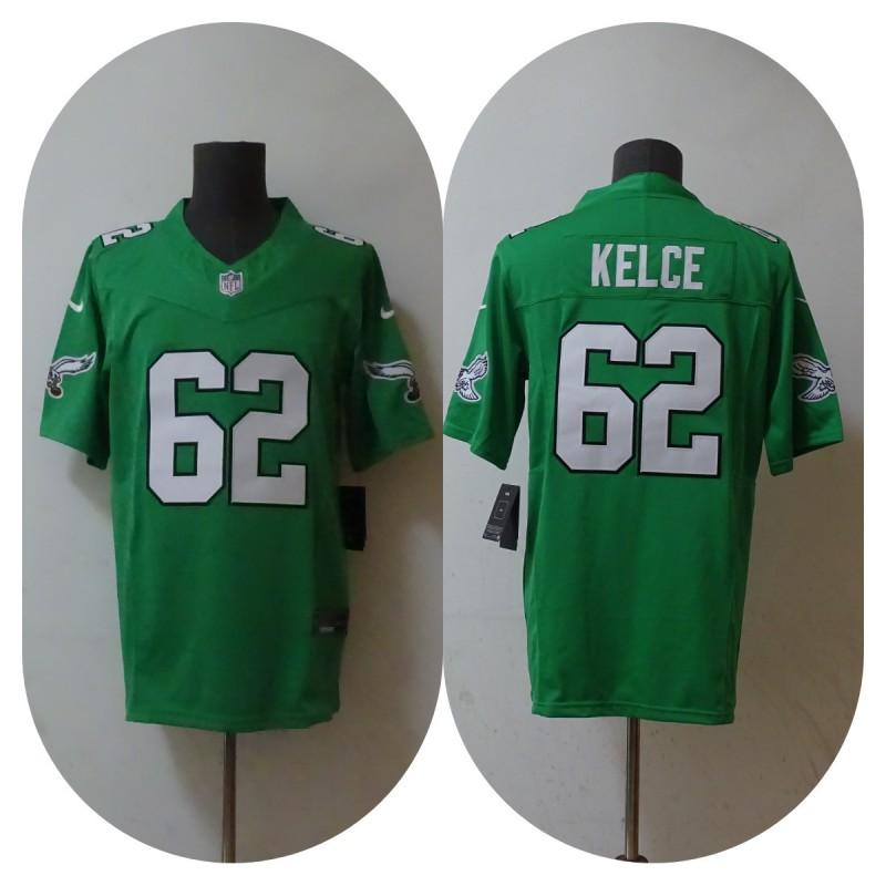 Philadelphia Eagles NFL Fotbalový dres Pánský Retro Styl Týmový Uniforma Košile Oblečení pro Fanoušky Den Zápasu
