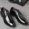 Men Dress Lace-Up Shoes Top Quality Pointed Toe Flat Men Formal Shoes Men Business Shoes JZ-3625-5