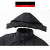 Thick Warm Plush Lined Hooded Mens Bomber Jacket Winter Thicken Fleece Parka Coat Casual Warm Outerwear Jacket for Men