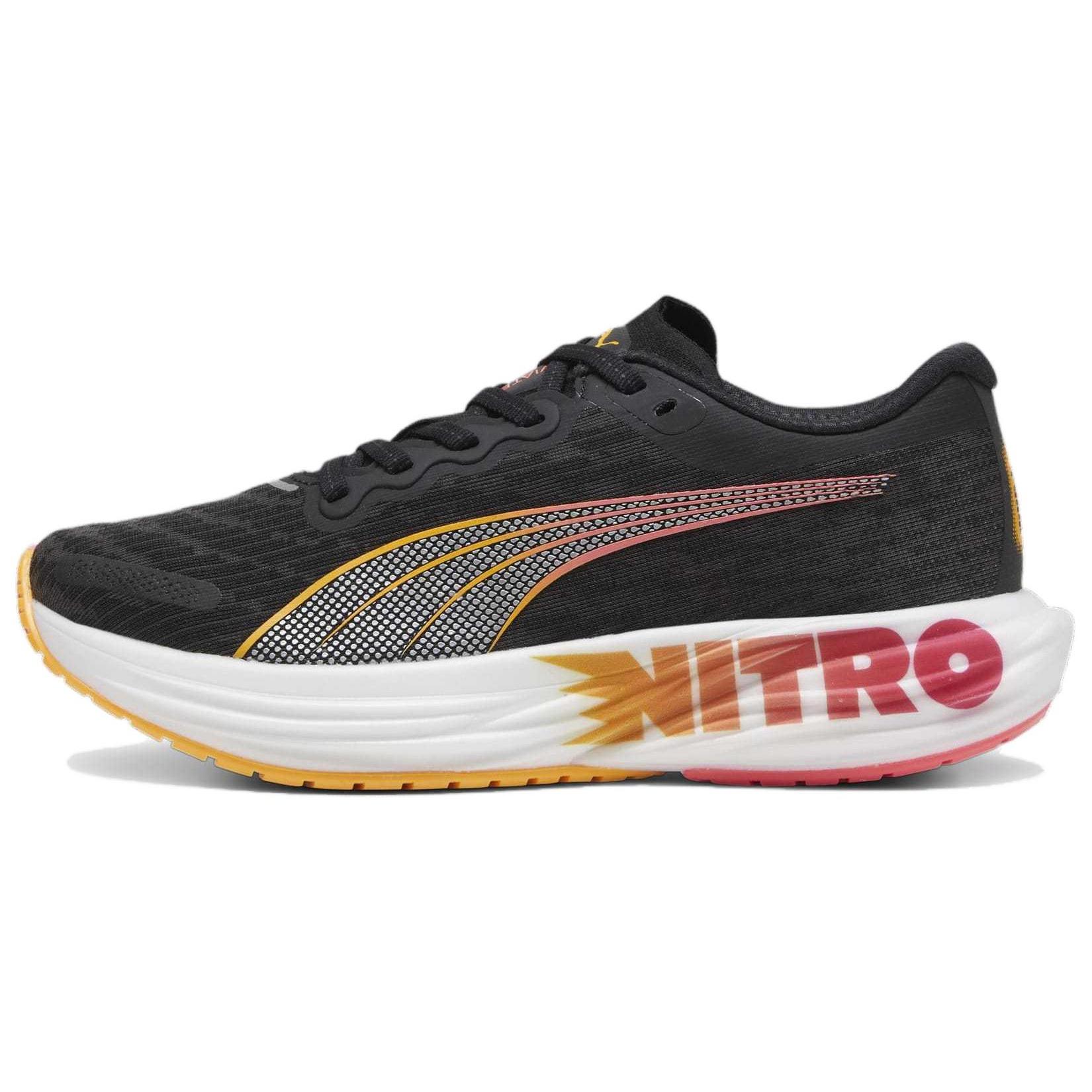(WMNS) PUMA Deviate Nitro 2 Black Sun Stream Women s 309698-01 EU 35.5