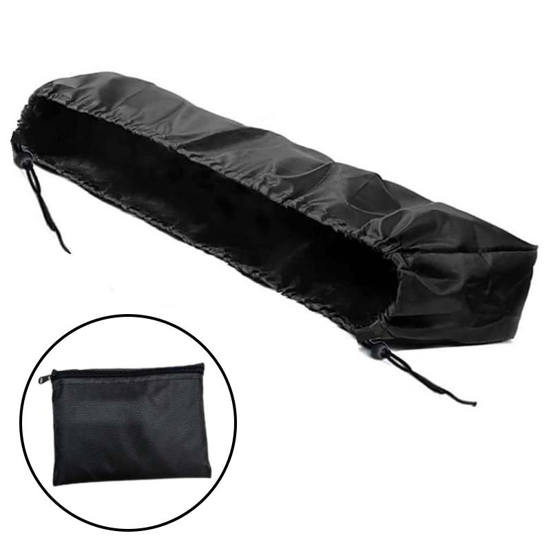 New 420D Oxford Black Wall Mounted Patio Heater Cover Waterproof Infrared Heater Protector Patio Heater Cover with Drawstring
