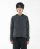 Leondi Mellow Hooded Knit Cardigan - Charcoal