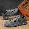 Fashion Outdoor Mens Summer Mesh Sandals Non Slip Hiking Travel Hiking Shoes Mens Roman Shoes Beach Wading Shoes Casual Sports Shoes