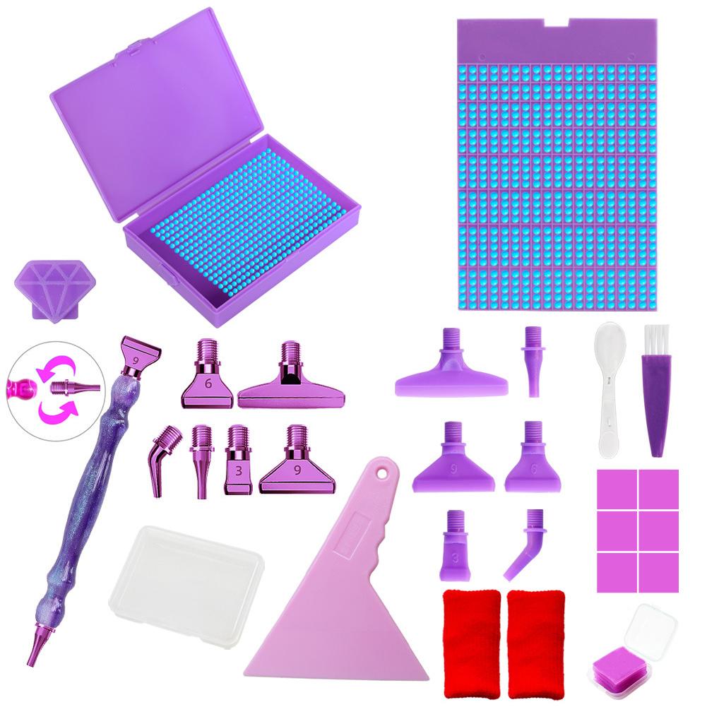 Diamond Painting Tool Set Diamond Sorting Box Diamond Painting Beads Sorting Case Diamond Painting Art Drilling Pen for Adults
