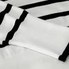 Fashion Women Casual Loose High Neck Striped Knitted Sweater Top Autumn Winter New