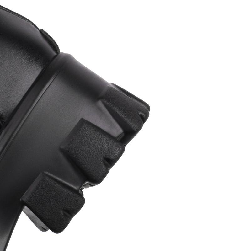 Women Ankle Boots Platform Chunky Heels Ladies Mesh Net Short Boots