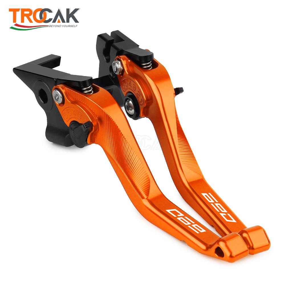 

For KTM 690 Duke SMC SMC-R Enduro R 2015-2022 Motorcycles Handlebar CNC Brake Clutch Levers Adjustable оранжевый
