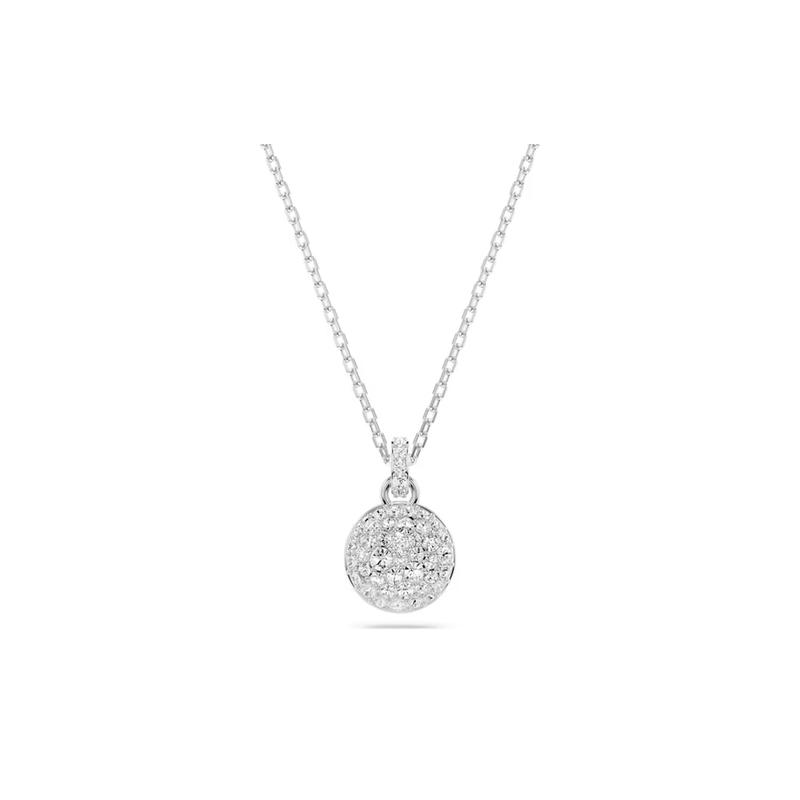 Swarovski Sublima Pendant Necklace with Meteorite Pattern Women s Silver 5683446