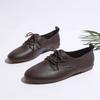 Kleine Lederschuhe Britischer Stil 22 Schöne Neue Weiche Sohle Weiches Leder Einzelne Schuhe Schnürung Temperament Lässig
