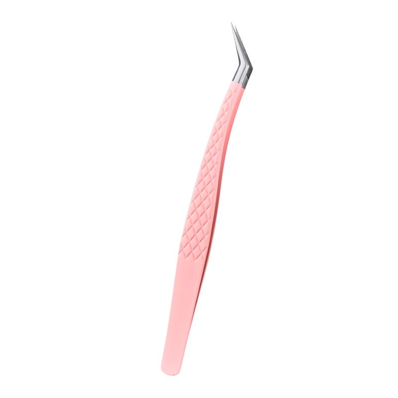Professional High-Precision Blooming Eyelash Tweezers for Salon Artists