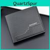 Men Short Fashion Wallets Vintage Design Artificial Leather Card Holder Soft Money Bags Purse Wallet