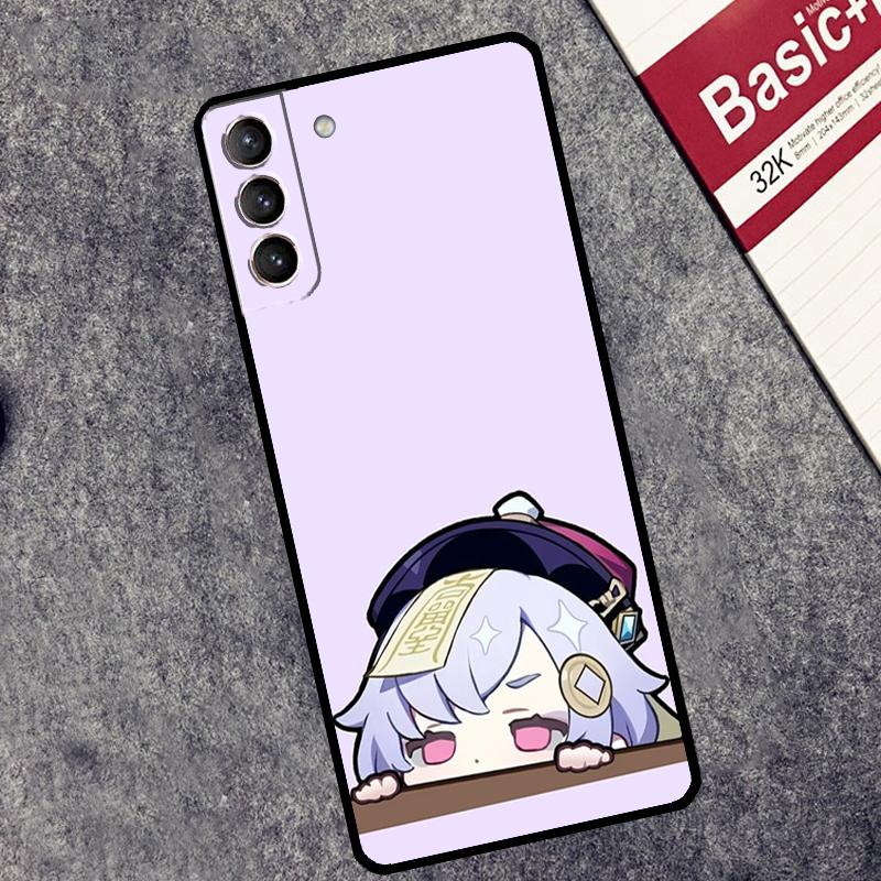 

Qiqi Klee Genshin Impact Case For Samsung Galaxy S26 S25 S24 Ultra S20 FE S21 S22 S23 Plus S10 S25 FE Cover Couqe Galaxy S26Ultra