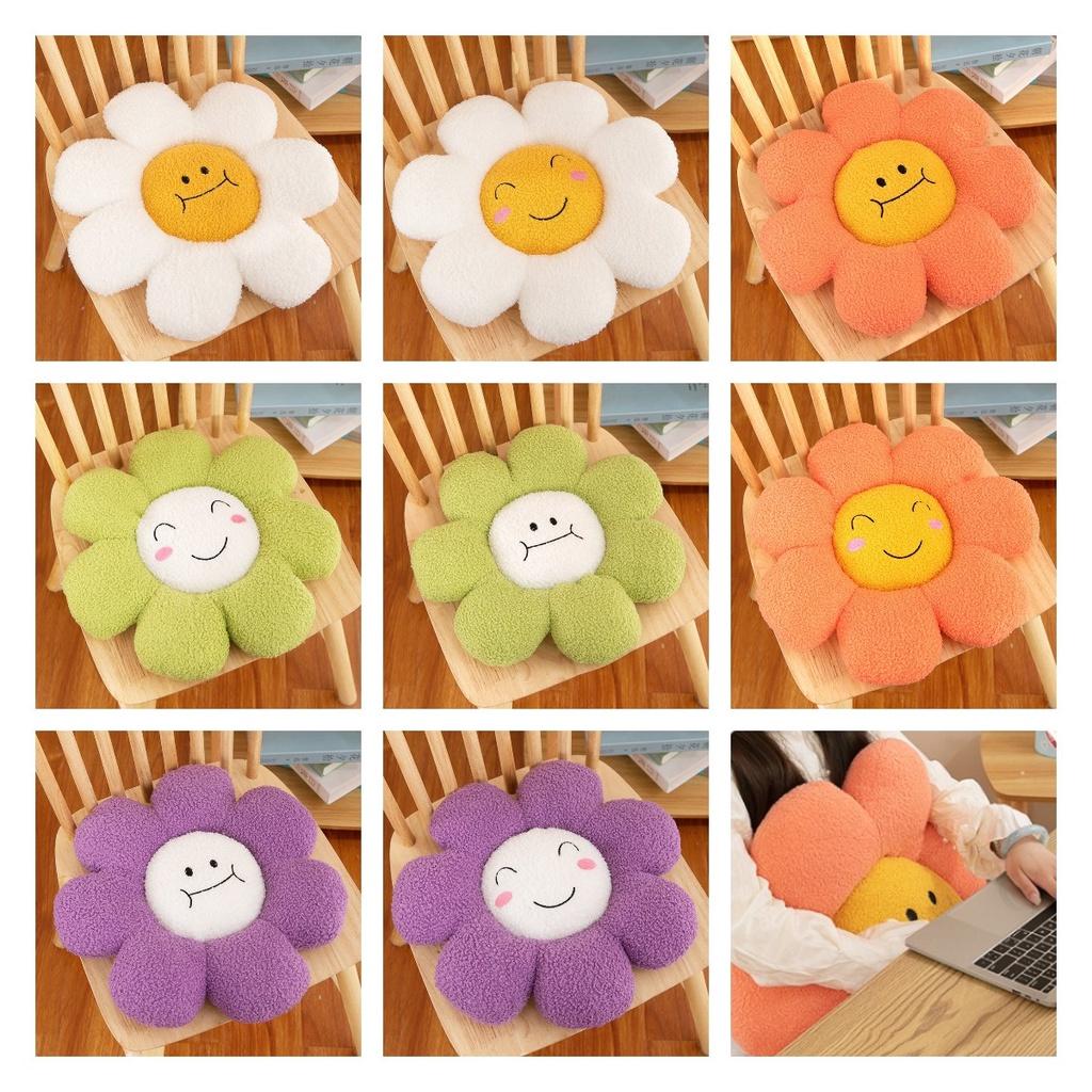 Kreatives Blumenkissen für lange Sitzstunden Ins Style Bürostuhlauflage