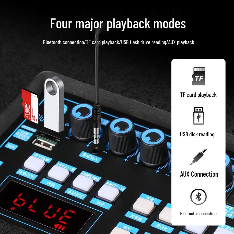 SAST SA-122 X+ 12-inch Portable High-Power Bluetooth Karaoke Trolley Speaker CN Plug (adapter Included) (CN Version)