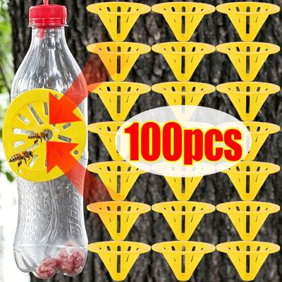Cone Shape Reusable Wasp Trap Insect Funnel Killers Bee Hornet Catcher Escape Prevention Device Pest Control Beekeeping Tools